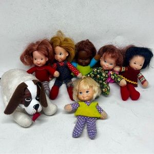 Mattel Honey Hill Bunch gang vintage (1975) pre-owned dolls